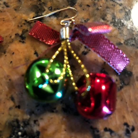 ❌Christmas earrings Bow & Bells - Picture 3 of 4